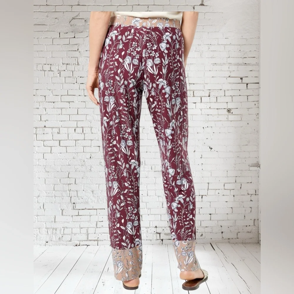 Susan Graver Printed Pull‑On Pants NWT • 3XP • Stretch Comfort Statement Style